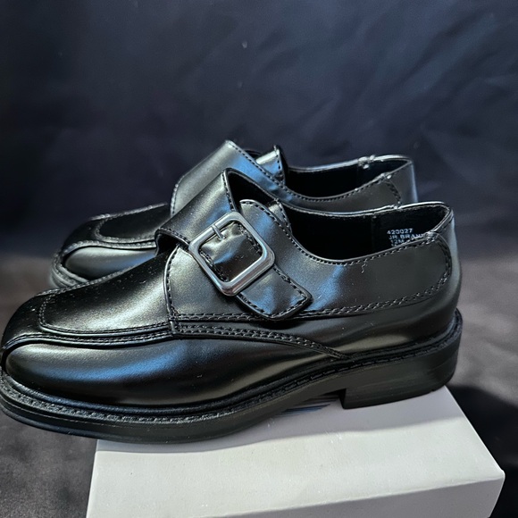 Scott David Other - Sleek Black Kids Dress Shoes with Buckle